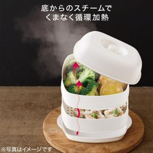 二品作れるレンジせいろ蒸し器 ニトリの詳細画像2