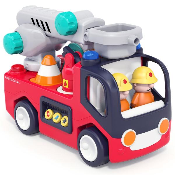 音がいっぱい！自分で走るしょうぼうしゃ ニトリ