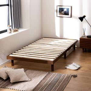ニトリ（NITORI） シングル 天然木棚付きすのこベッド (ZT NA