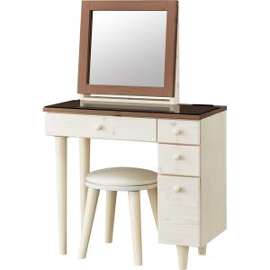 ニトリ（NITORI） 一面鏡ドレッサー(DR-008 WW) 鏡台 ミラー : ニトリ