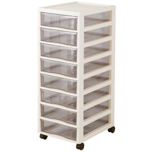 ニトリ（NITORI） 文具・書類整理に便利な深型クリアチェスト(6段