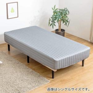 ニトリ（NITORI） セミダブル 脚付きすのこベッド (SRN2 NA) : ニトリ