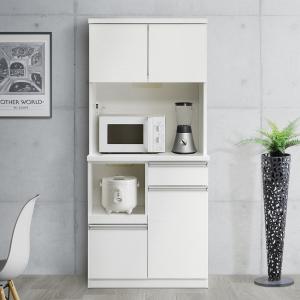 ニトリ 幅89 キッチンボード (TM01K 90 NA/SI) キッチン収納