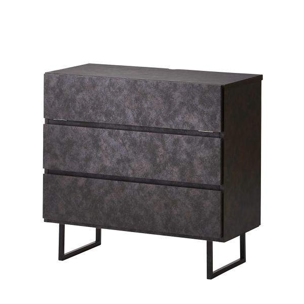 セラミック柄AVチェスト(幅80cm DBR) ニトリ