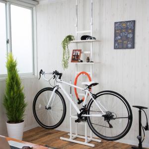 突っ張り自転車スタンド(BS821 WH) ニトリの詳細画像1