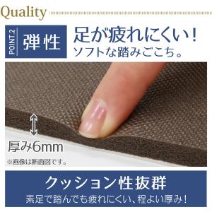 弾力感が心地よい拭けるキッチンマット 厚み6m...の詳細画像3