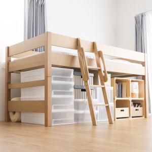 ニトリ（NITORI） スチールミドルベッド(MB02 BK) : ニトリ Yahoo!店