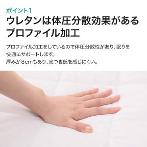 抗菌・防臭・防ダニ・軽量敷布団(シングル) ニトリの詳細画像1