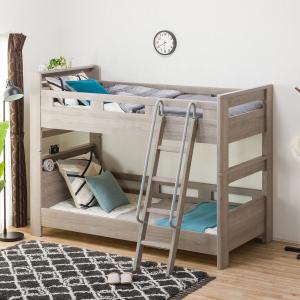 ニトリ木製　二段ベッド 宮付き木目調2段ベッド(ナチュラル) | ニトリネット【公式】 家具