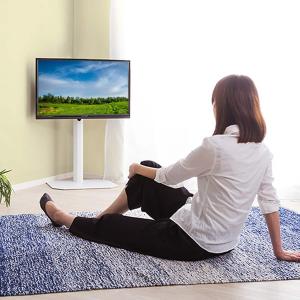 首振り壁寄せテレビスタンド (ロータイプ OT...の詳細画像3