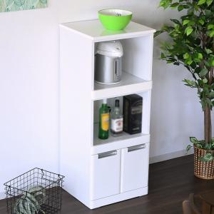 ニトリ（NITORI） 鏡面仕様レンジ台 (幅60cm WH) : ニトリ Yahoo!店