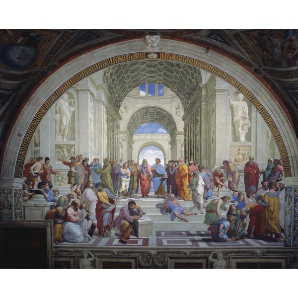 世界名画ポスター アテネの学堂 F3 ニトリ