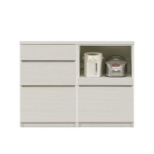 【即購入可！】ニトリリガーレ食器棚120 キッチンカウンター ニトリ 幅120cm キッチンボード(リガーレ120KB WH) : ニトリ