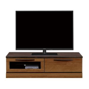 テレビボード　emo.　ウォールナット材　EMK-2062　ブラウン　14日午前中まで‼️ エモ EMO テレビボード ロング150 emo カントリー風の素朴な家具