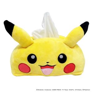ティッシュケース ポケモン ピカチュウ 寝そべり （ ティッシュカバー