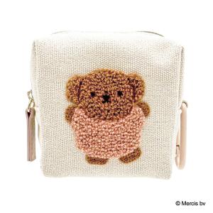 ニトリ（NITORI） スクエアポーチ boris(ルンルンサガラシリーズ