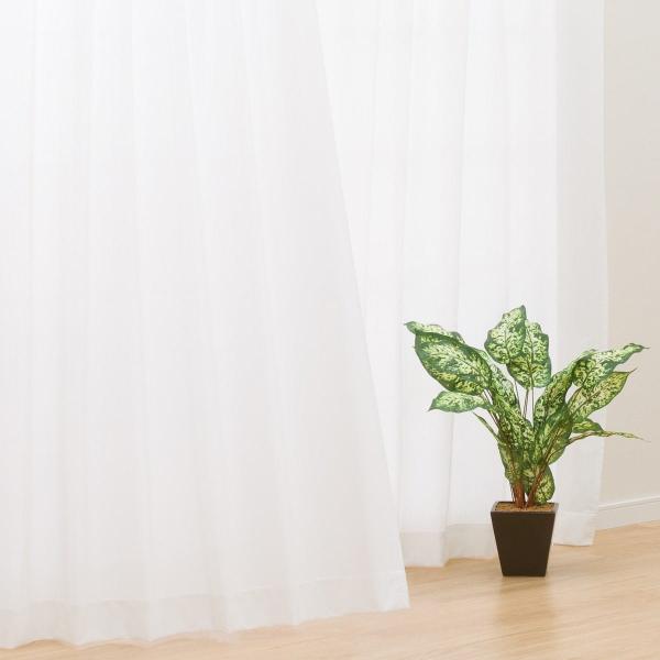 遮熱・遮像・防炎レースカーテン(ST DH20 100X208X2) デコホーム ニトリ