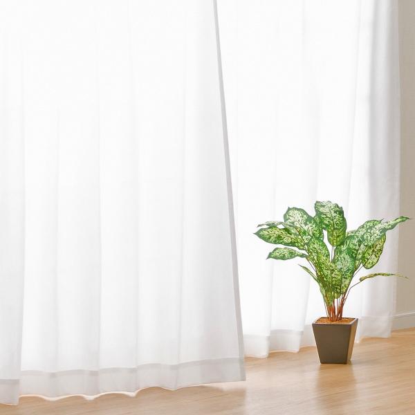 遮熱・遮像レースカーテン(100X208X2 PL DH26) デコホーム ニトリ