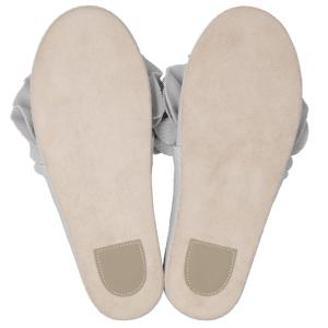 ヒールスリッパ(フリル nSR01 GY M)...の詳細画像3