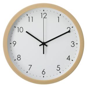 ニトリ 壁掛け時計 ベージュ ニトリ（NITORI） 電波 掛け置き兼用時計(26RS NA FR886) デコホーム