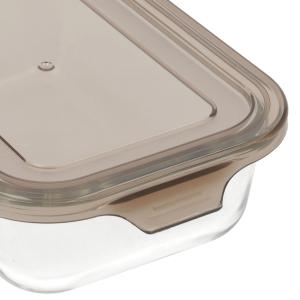 耐熱ガラス保存容器 650ml 長方形 デコホ...の詳細画像4