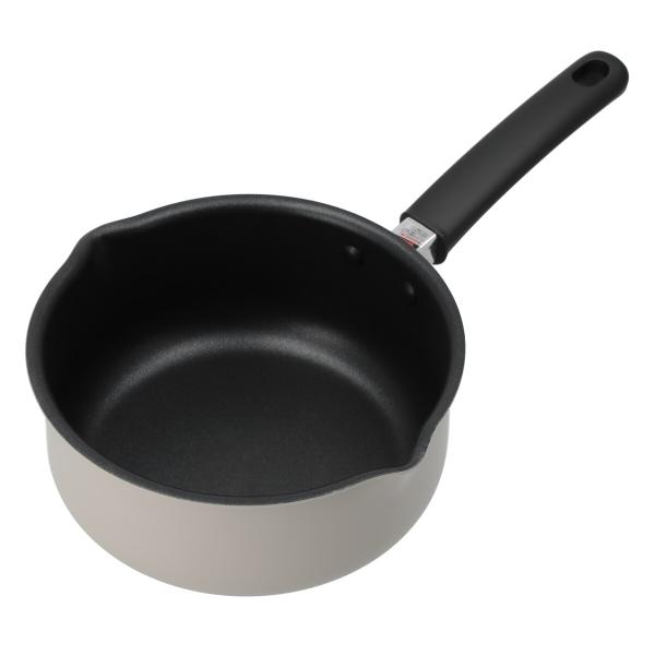 IH・ガス火 そそぎやすい片手鍋(ユキヒラナベ 18cm MO ER18) デコホーム ニトリ