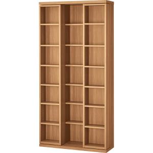 ニトリ　スライド本棚　2つあります。① ニトリ Wスライド本棚(S BS002 MBR) 書棚 ラック シェルフ