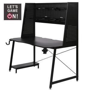 ニトリ ゲーミングデスク( GM009 93 BK) ワークチェア オフィスチェア