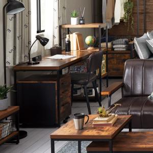 デスク(ステインSN01-120 BR) ニトリの詳細画像4