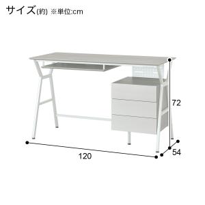 デスクワゴン付き(DX001 120 WW) ニトリの詳細画像5