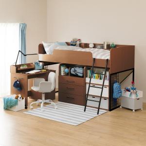 システムベッド(デニッシュH MBR/BK） ニトリ 『配送員設置』