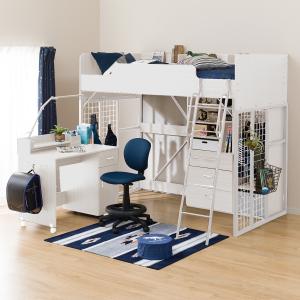 ロフトベッド(デニッシュH WW/WH) ニトリ 『配送員設置』