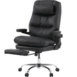 ニトリ オフィスチェア(BIZ コーリン 本革 BK) ワークチェア デスク