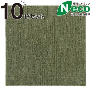 ニトリ（NITORI） 洗える吸着タイルマット 45×45cm 8枚入 (ブラウン