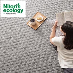 防音・抗菌防臭・防ダニ・防炎カーペット( Nストリーム GY 6畳) ラグ 江戸間 ニトリ｜nitori-net