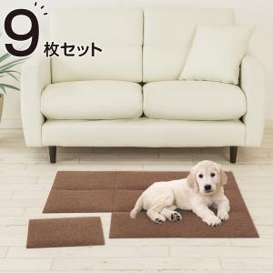 ニトリ 防音吸着ぴたパネルマット 40×40cm 4枚入り(4040 BR2