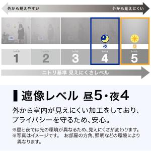 採光・遮像レースカーテン(Nナチュレシャイン ...の詳細画像4