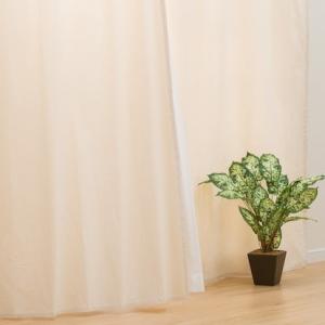 ニトリ（NITORI） 既製カーテン(CT01 アイボリー 110X110X2) 2枚