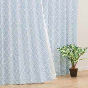 新品 ニトリ オーダーカーテン モニク2 裏地付き グレー 2倍ヒダ 遮光