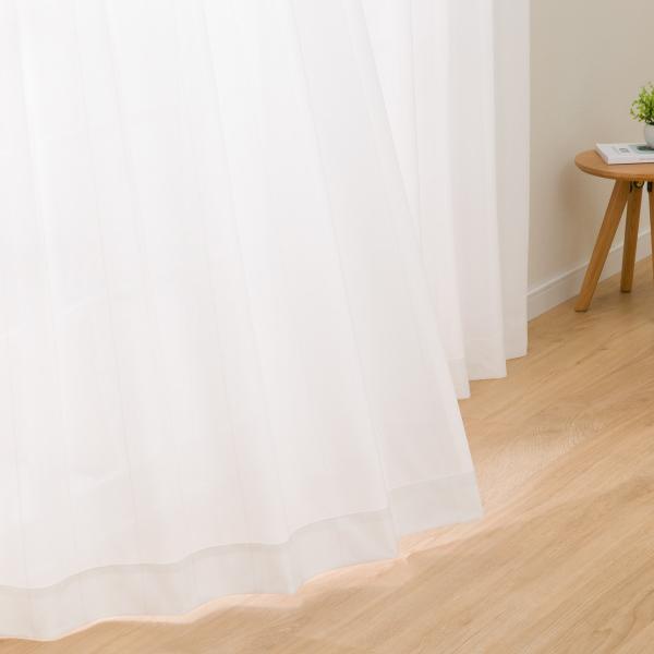 遮熱・ミラー・防汚レースカーテン(ホワイトクリアST2 100X133X2) ニトリ