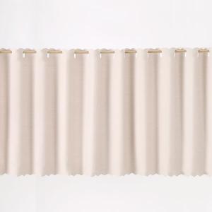 撥水・遮光 カフェカーテン(リペルBE 135X90) カーテン