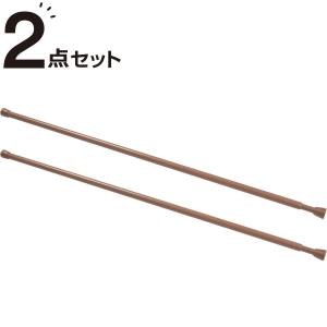 つっぱりポール　70-120cm伸縮式 2本セット(NT-5 MBR 70-120) ニトリ