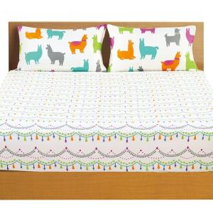 敷ふとんにも使えるボックスシーツ　シングル(ラマ S) ニトリ 『玄関先迄納品』 『1年保証』