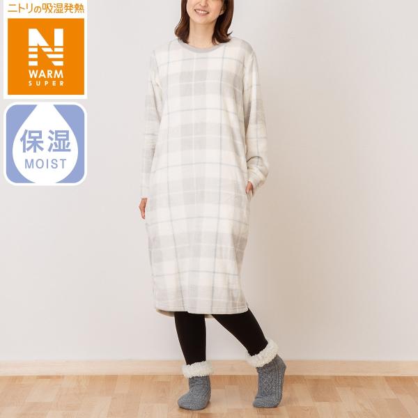 チュニック(WOMEN NウォームSP GYCH F)  部屋着 かいまき ルームウェア 秋用 冬用...