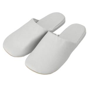 柔らかくて履き心地の良いスリッパ(コモ GY L) ニトリ期間限定：4/6迄