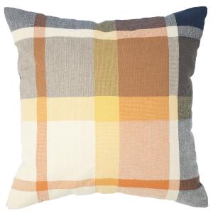 クッションカバー(PBサキゾメチェックOR) ニトリ