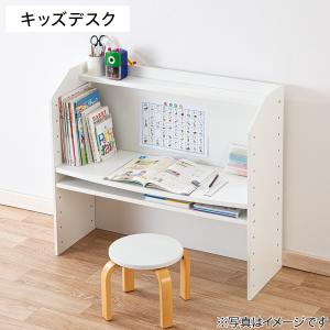 棚にもなるキッズデスク(セルフル ホワイト) ニトリの詳細画像3