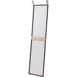 ドア掛けミラー 高さ120cm(ダークブラウン...の詳細画像1