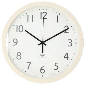 【期間限定価格：9/28まで】電波ステップ秒針掛け置き兼用時計 フォーレ(ホワイトウォッシュ) ニトリ