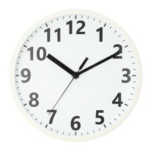 ステップ秒針 掛け時計 クレア23ST-WH(ホワイト) ニトリ